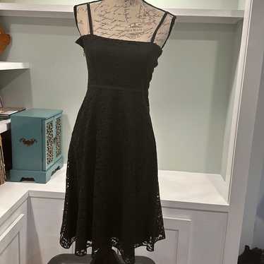 Ann Taylor Black Lace Dress