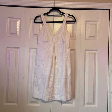 White eyelit Lily Pulitzer dress