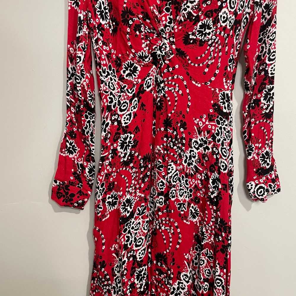 Free People Tough Love Shirtdress in Red - image 3