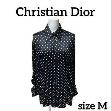 Christian Dior dot blouse long Dior shirt