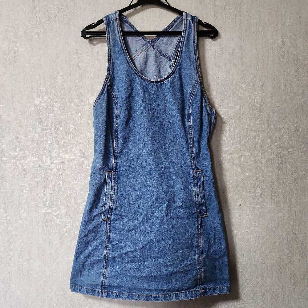 Jordache denim sleeveless mini dress. - image 1