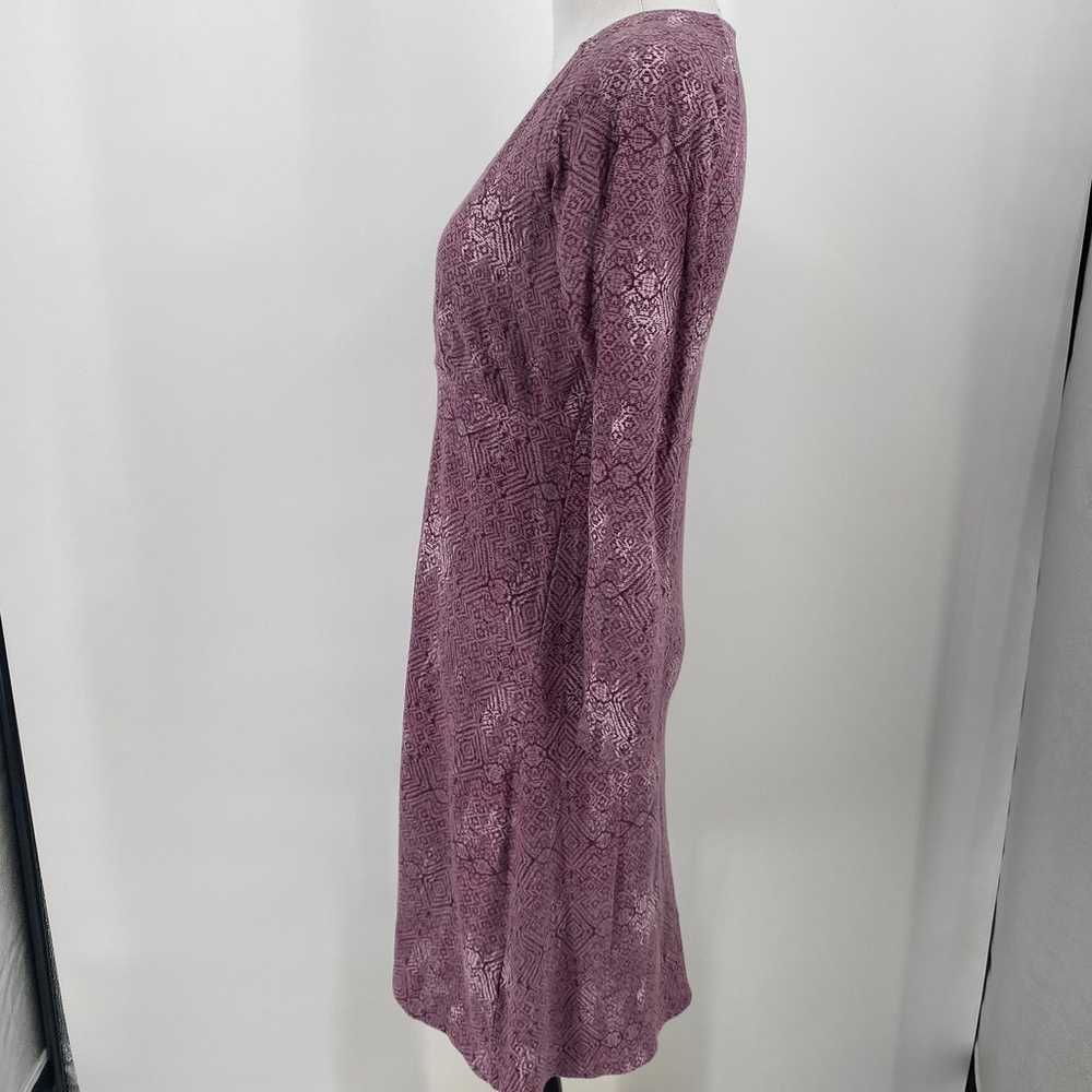 Patagonia Metairie Light Violet Wrap Dress Size S… - image 3