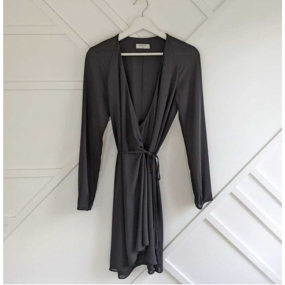 Aritzia Babaton Degrazia Long Sleeve Wrap Dress B… - image 2