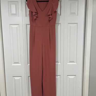 Mauve Ivanka Trump jumpsuit