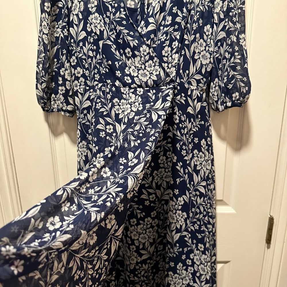 Calvin Klein floral wrap maxi dress (8) - image 10