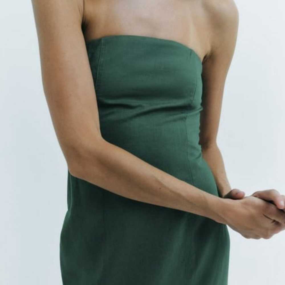 ZARA LINEN BLEND DRESS - image 5