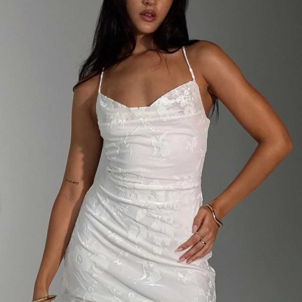 Princess Polly white floral slip Dress - image 1