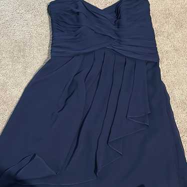 Navy bridesmaid dress - image 1