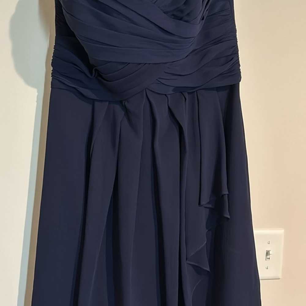 Navy bridesmaid dress - image 2