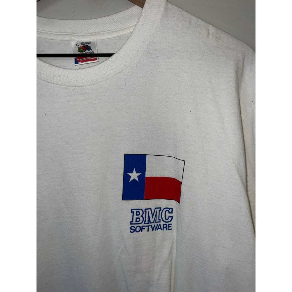 Fruit Of The Loom 90s BMC Software Texas Flag Int… - image 3