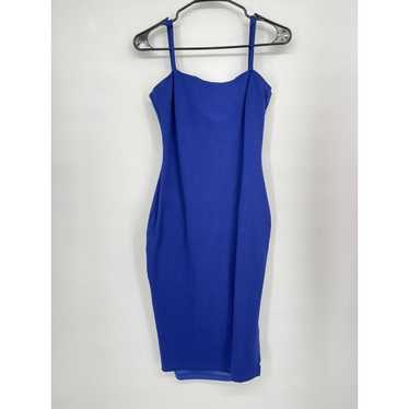 LULUS Blue Bodycon Midi Dress Size Medium