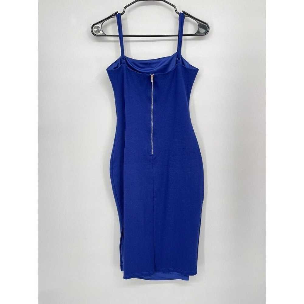 LULUS Blue Bodycon Midi Dress Size Medium - image 5