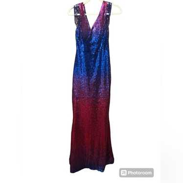 Multicolor Dress Women’s Sequence Size Large NWOT - image 1