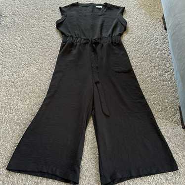 Calvin Klein Black Wide Leg Jumpsuit