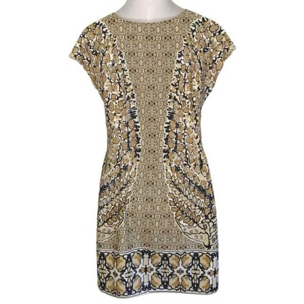 New ISAAC MIZRAHI LIVE Tan Black Animal Print Lin… - image 2