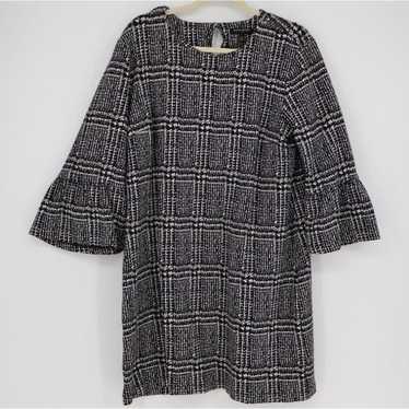 Banana Republic Factory Women's Black White Plaid… - image 1