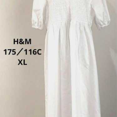 H&M H&M Ladies Long One-piece Dress White As-Is 1… - image 1