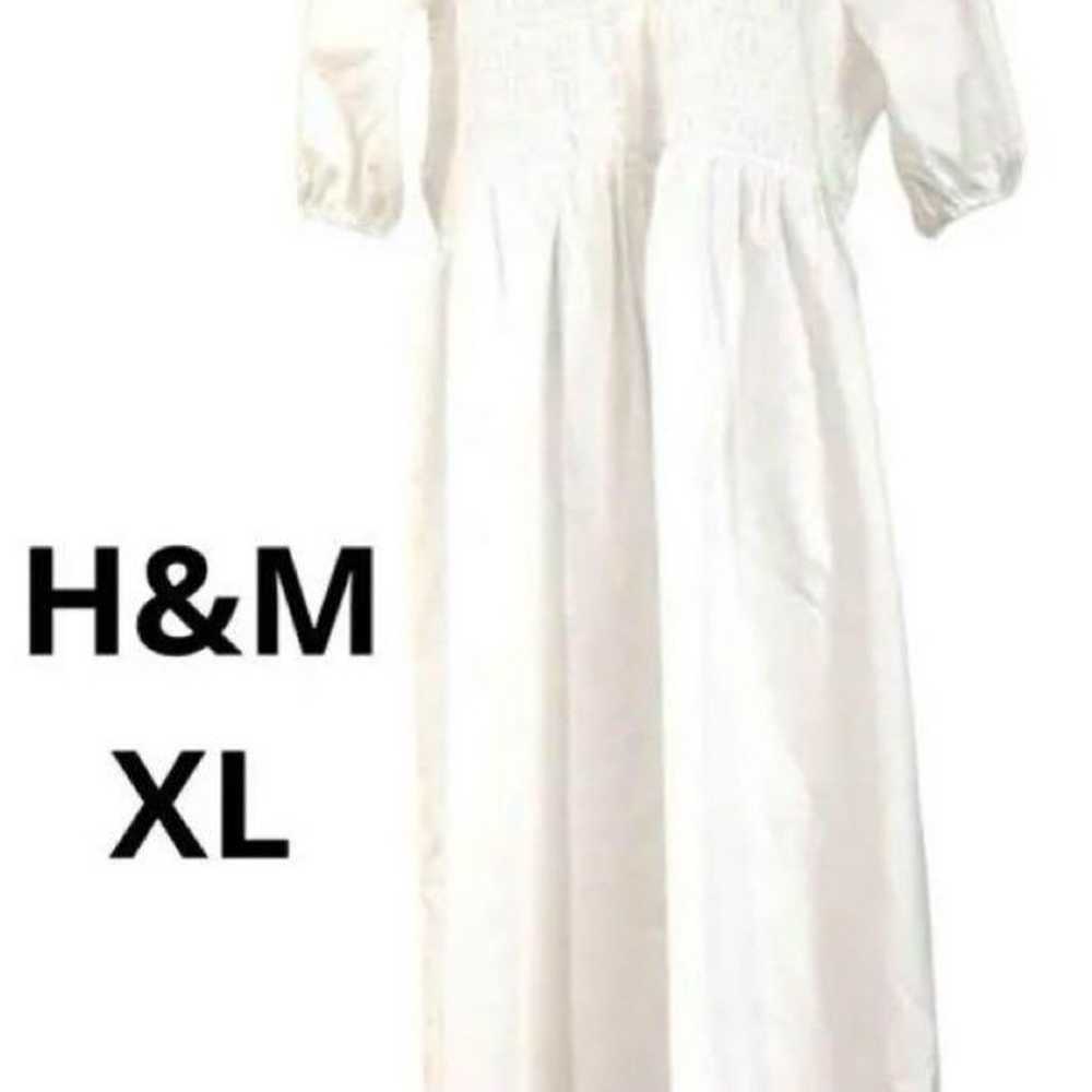 H&M H&M Ladies Long One-piece Dress White As-Is 1… - image 3