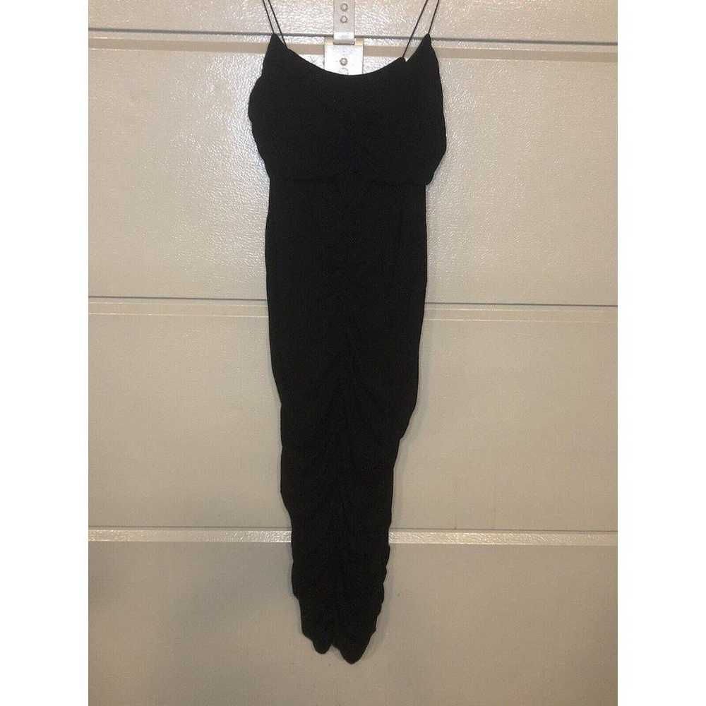 ASOS Dress Womens Size 16 Black Spaghetti Strap V… - image 1