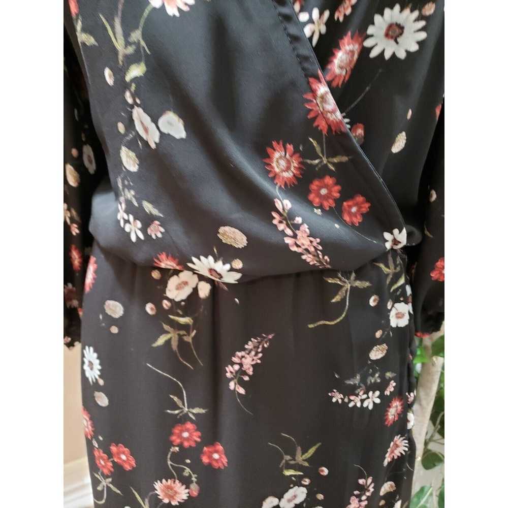 Lilian Women Black Floral Polyester Cold Shoulder… - image 3