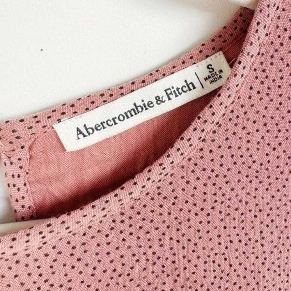 ABERCROMBIE & FITCH | Mauve Polka Dot Tiered Mini… - image 7