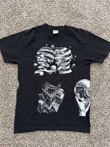 Supreme MC Escher Collage Tee Black XL SS17 - Gem