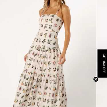 Petal and pup drop waist midi dress size small - image 1