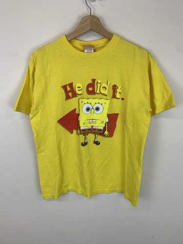 Nickelodeon × Tee Shirt × Vintage Vintage Spongebo