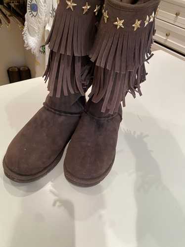 Jimmy Choo × Ugg Jimmy Choo x Ugg fringe gold star