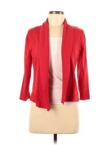 Ellen Tracy Women Red Cardigan M