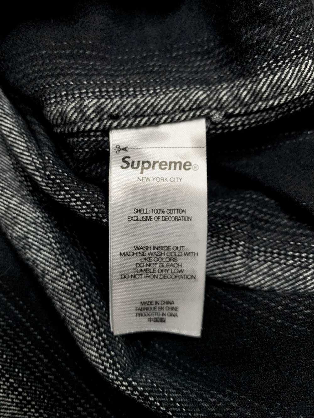 Supreme Supreme FW23 Stripe Flannel Zip Up (L) - image 3