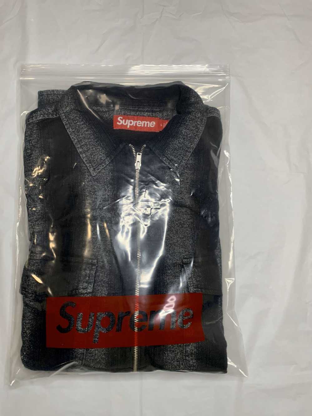 Supreme Supreme FW23 Stripe Flannel Zip Up (L) - image 5