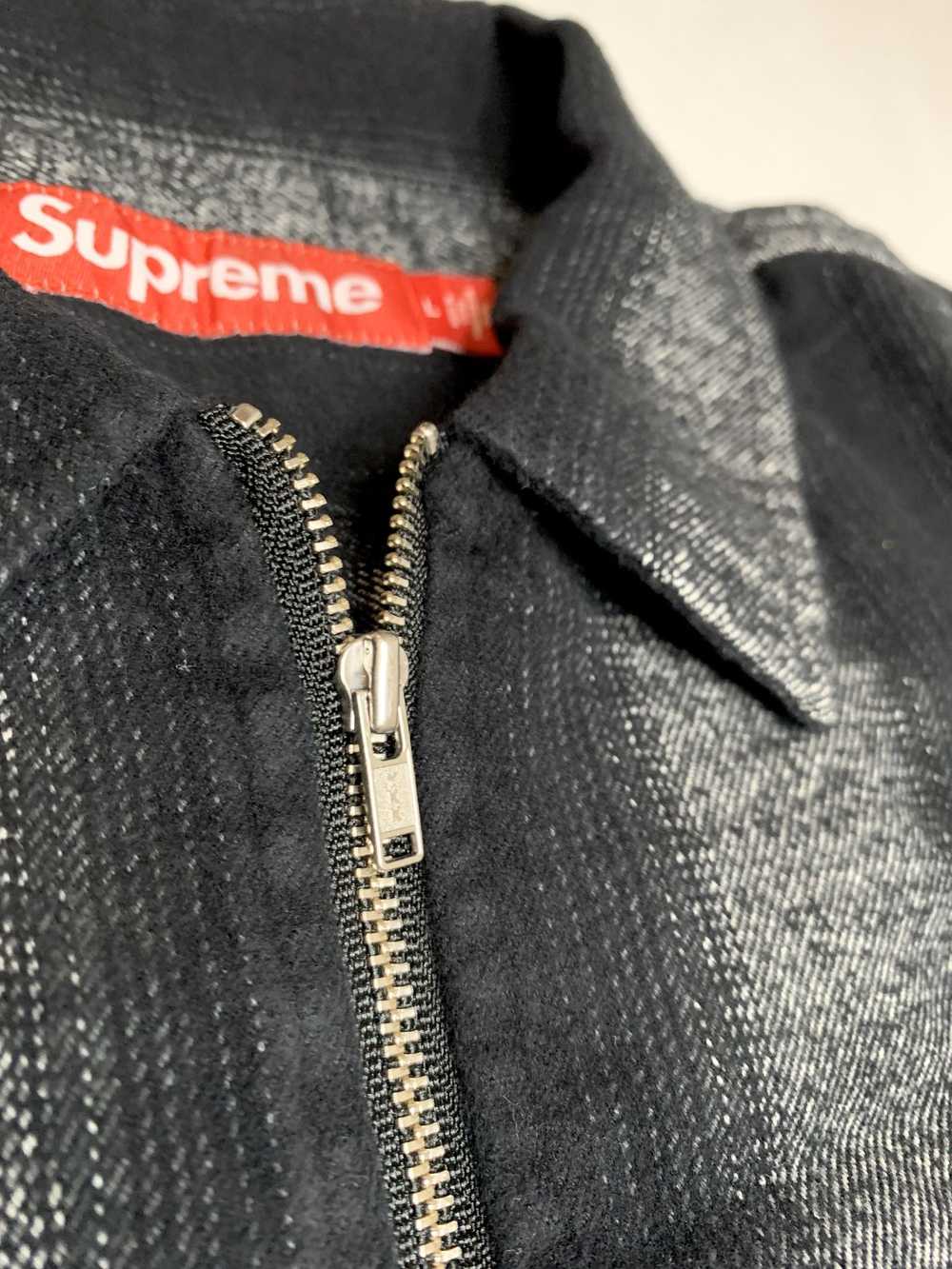 Supreme Supreme FW23 Stripe Flannel Zip Up (L) - image 8