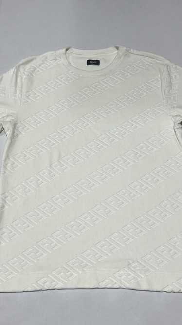 Fendi Fendi Monogram Towel White Tee