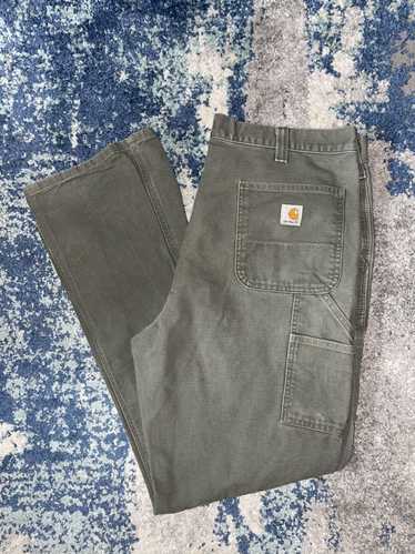 Carhartt Carhartt Moss Green Canvas Carpenter Pant