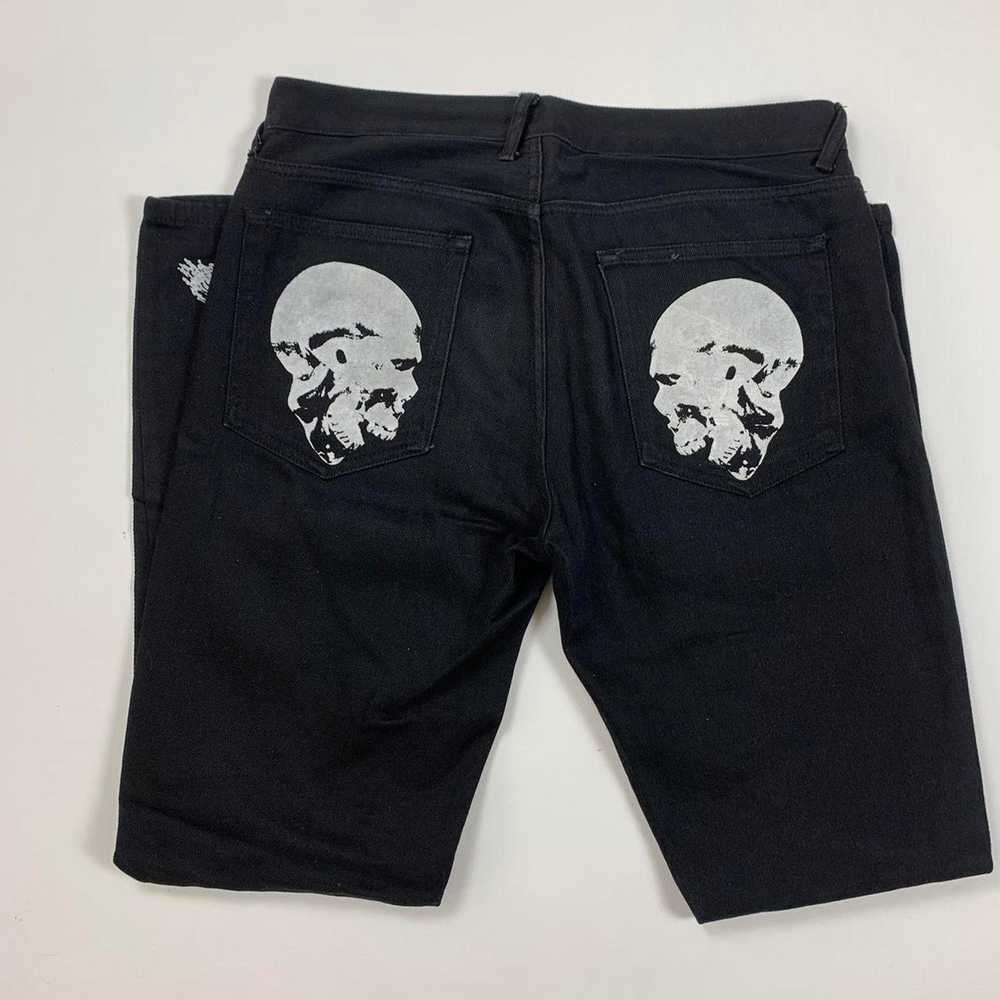 Other BySlik Skull Prayer Black Denim Jeans - image 3