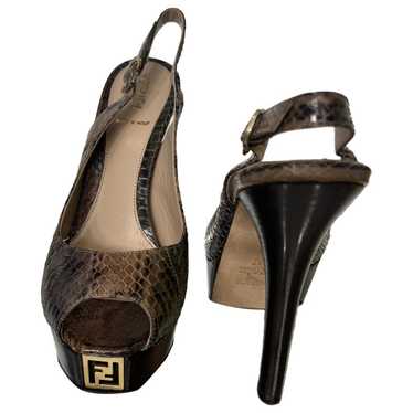 Fendi Python heels - image 1