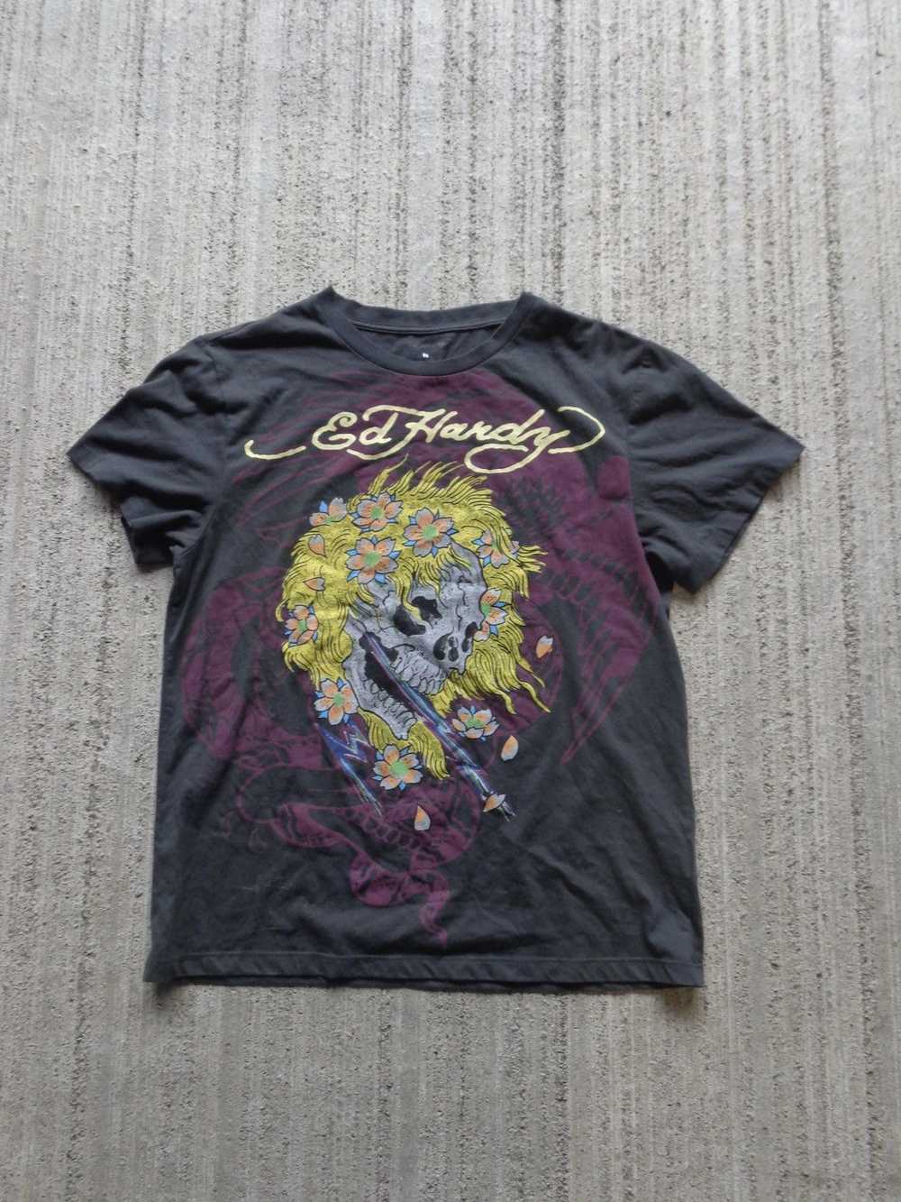 Ed Hardy × Japanese Brand × Vintage Y2K graphic E… - image 1