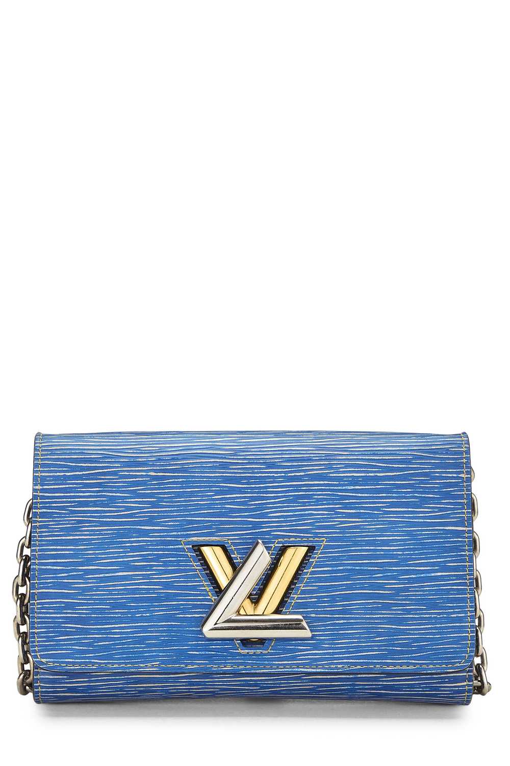 Blue Denim Epi Twist Wallet On Chain (WOC) - image 1