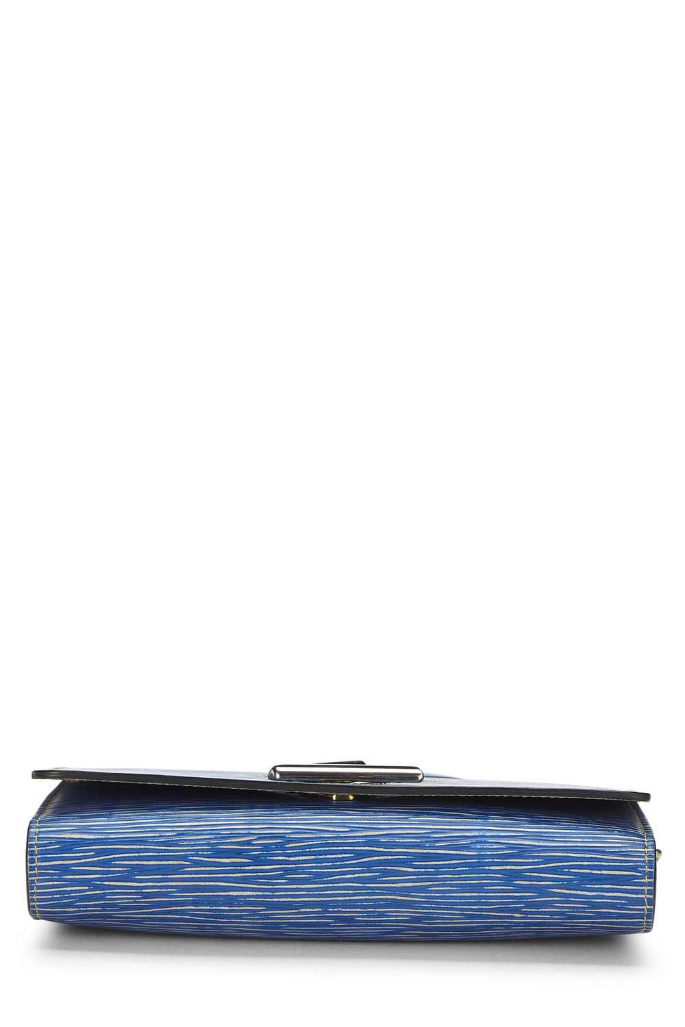 Blue Denim Epi Twist Wallet On Chain (WOC) - image 5