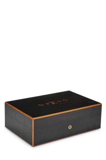 Brown Mahogany Lacquer Humidor Cigar Case