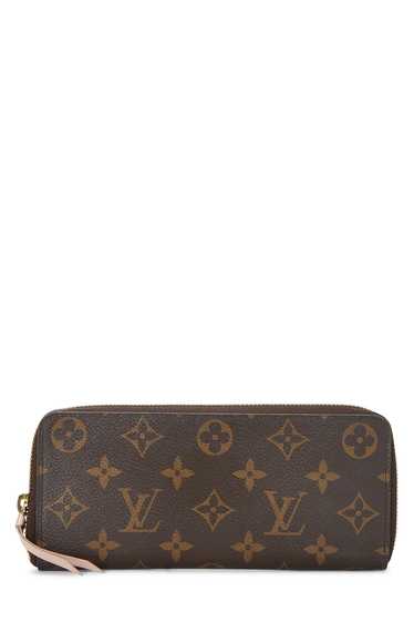 Pink Monogram Canvas Clemence Continental Wallet - image 1