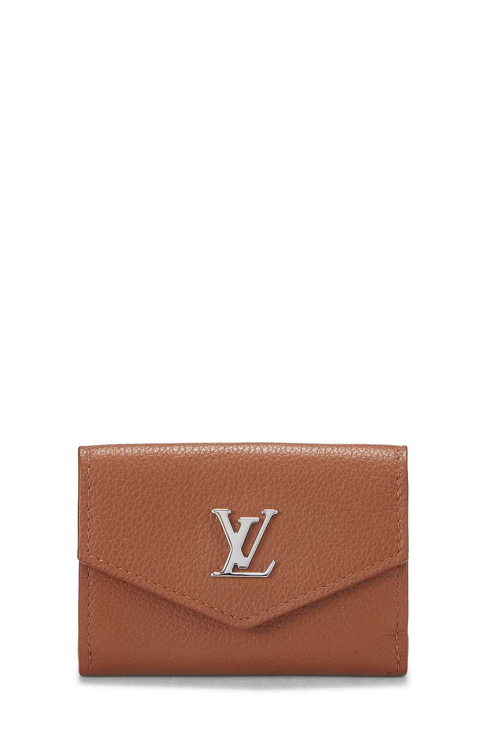 Brown Calfskin LockMe Wallet Mini - image 1