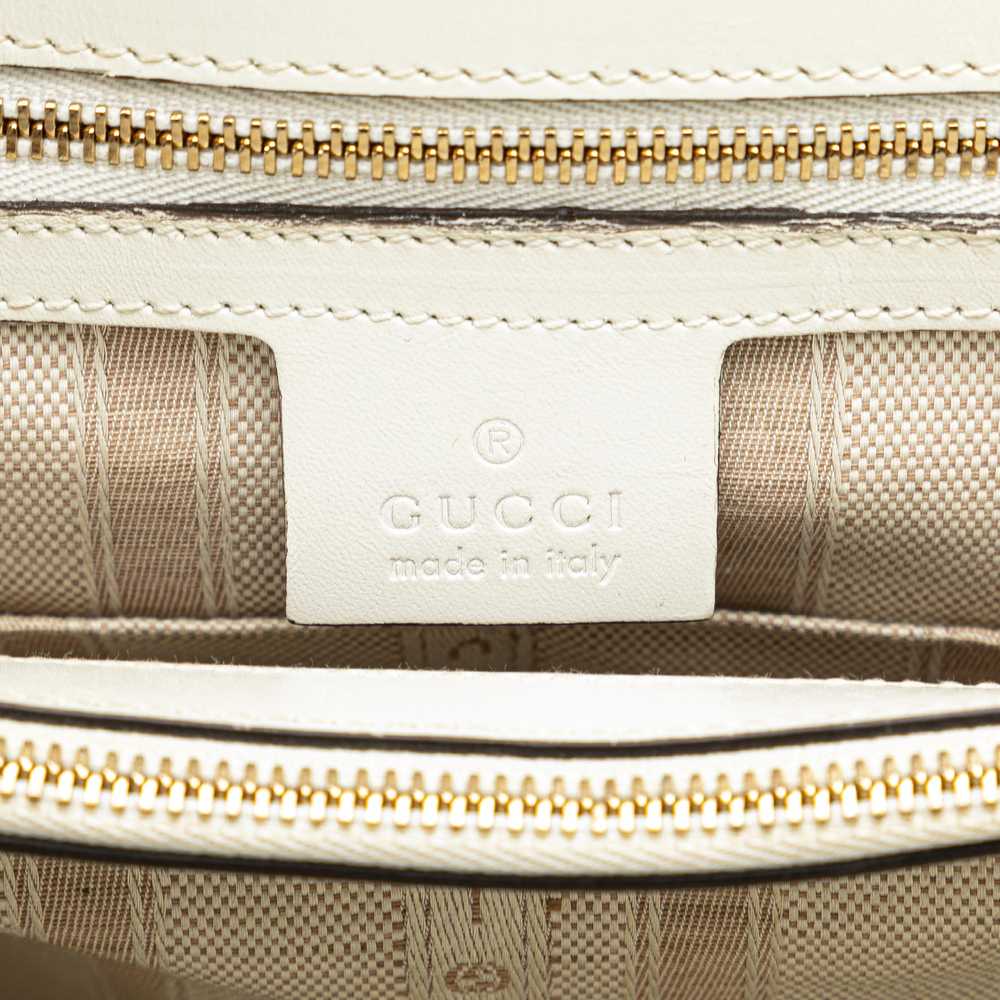 Product Details Gucci Cream Diamante Bright Leath… - image 6