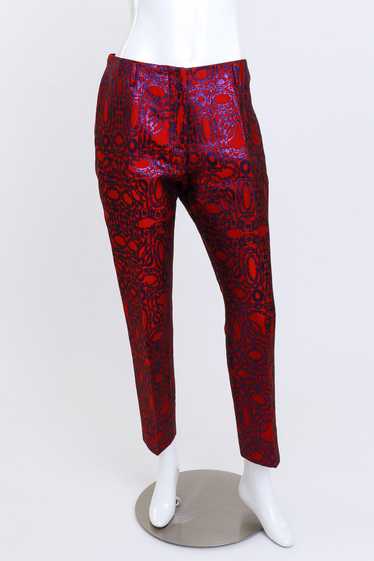 DRIES VAN NOTEN Metallic Brocade Pant