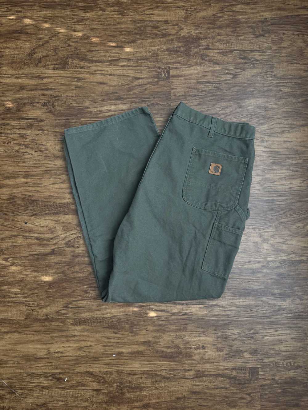 Carhartt Carhartt Pants 44x32 Canvas Dungaree Car… - image 1