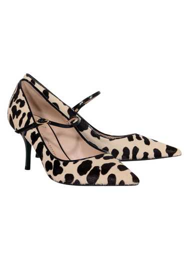 Giuseppe Zanotti - Beige & Brown Print Calf Hair H