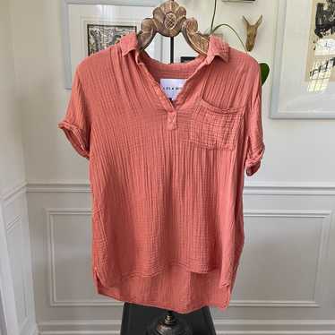 Other Lola River Terracotta Gauzey Cotton Short Sl