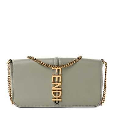 FENDI Vitello Grace Matte Fendigraphy Wallet on Ch