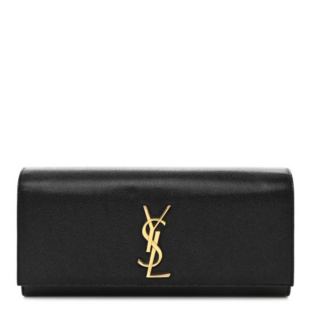 SAINT LAURENT Grain De Poudre Monogram Cassandre … - image 1